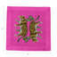 Serviette de table en satin de coton Leopard-122780714