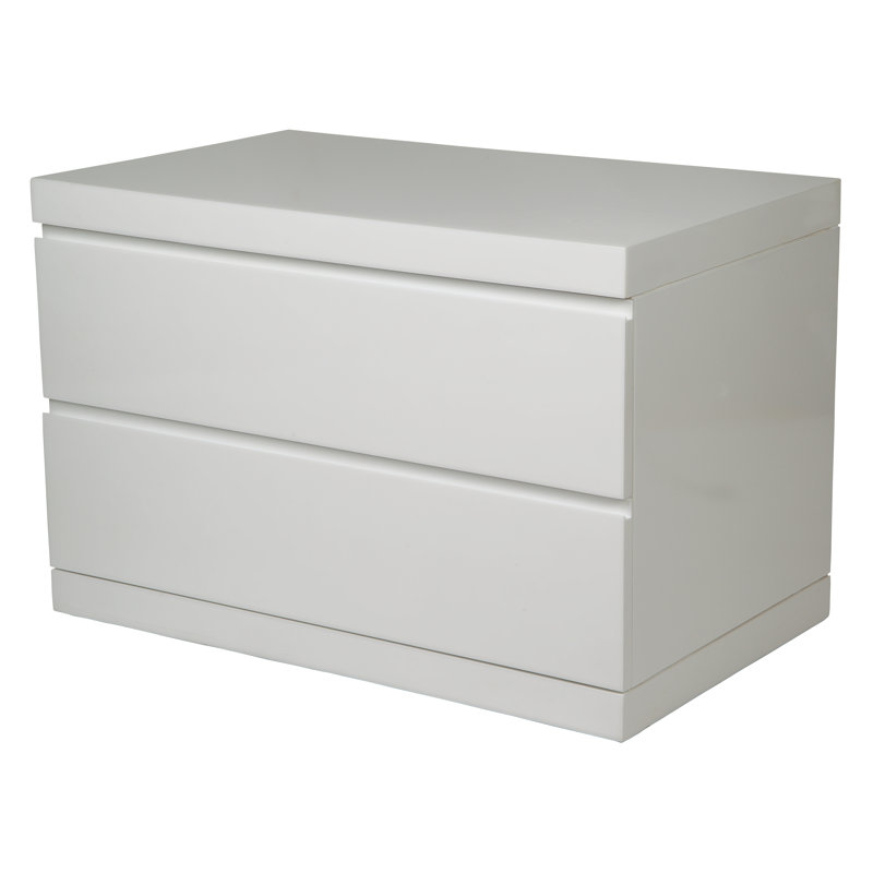 Anna Large Nightstand, White