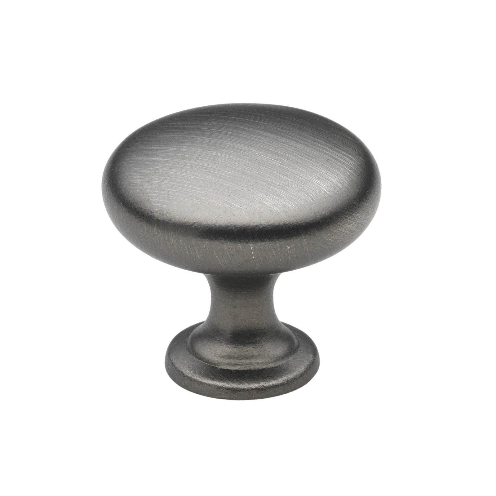 Mushroom Knob, Satin Pewter