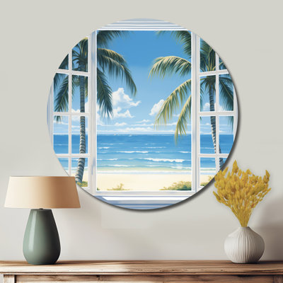 Putney - Coastal Round Metal Art