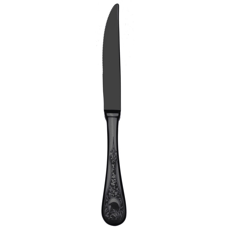 Diana Stainless Steel Steak Knife, Oro-nero