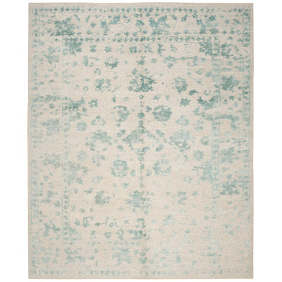 Centennial Hand Knotted Wool, Viscose Floral Rug