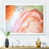 Toile blanche avec cadre photo