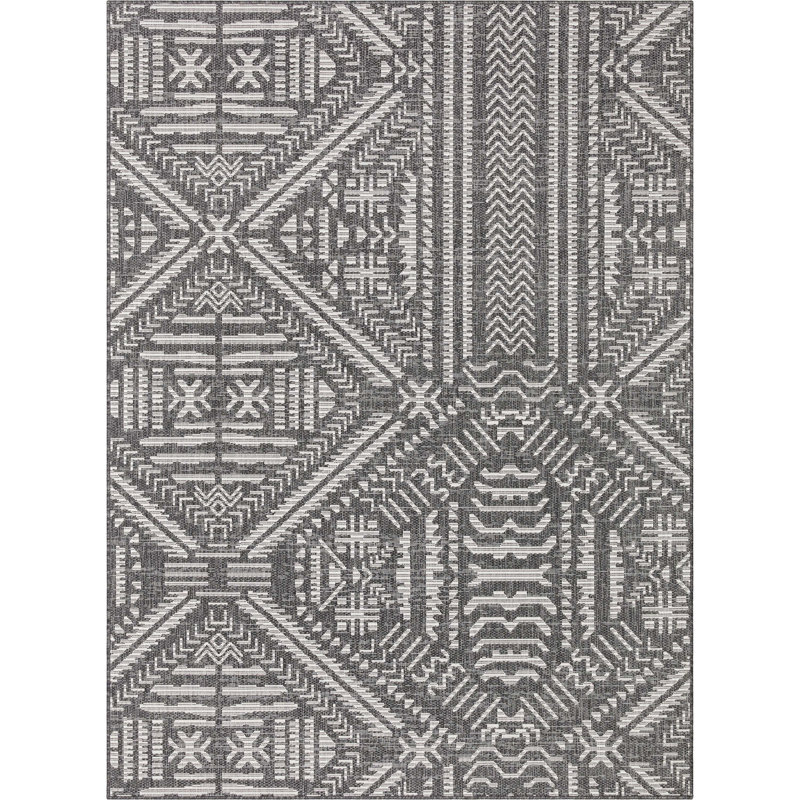 Well Woven Medusa Khalo Geometric Flat-Weave Indoor/Outdoor Area Rug, Rectangle 160 x 220cm