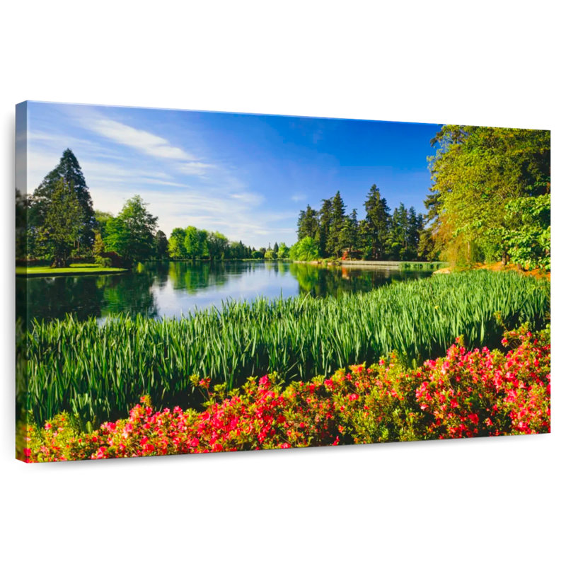 Champ de fleurs Alvord Silver Falls, H 20 po x l 30 po