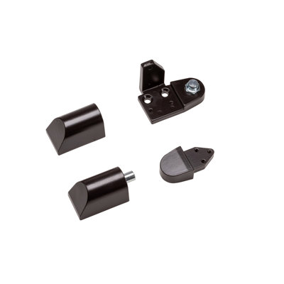 Amarlite Style 3/4 in. Duronodic Left Hand Offset Door Pivot Hinge Set for Adams Rite Type Storefront Door