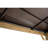 Sunjoy 13 ft. x 15 ft. Patio Brown 2-Tier Cedar Framed Hardtop Gazebo
