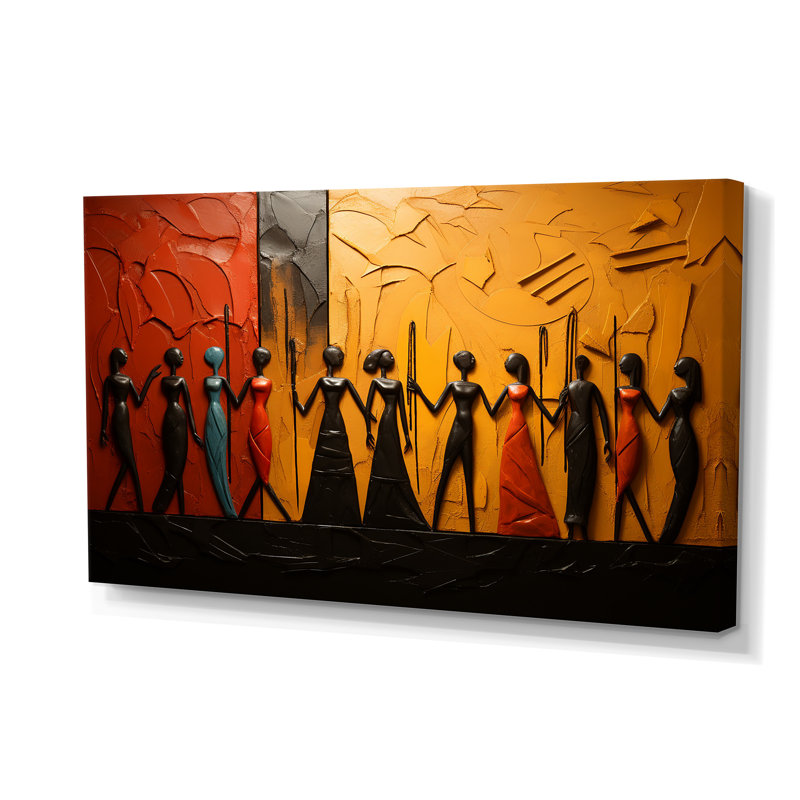 Art africain sur toile, "Tribus d'Afrique"