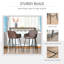 Dray Upholstered Counter Stool with Metal Frame