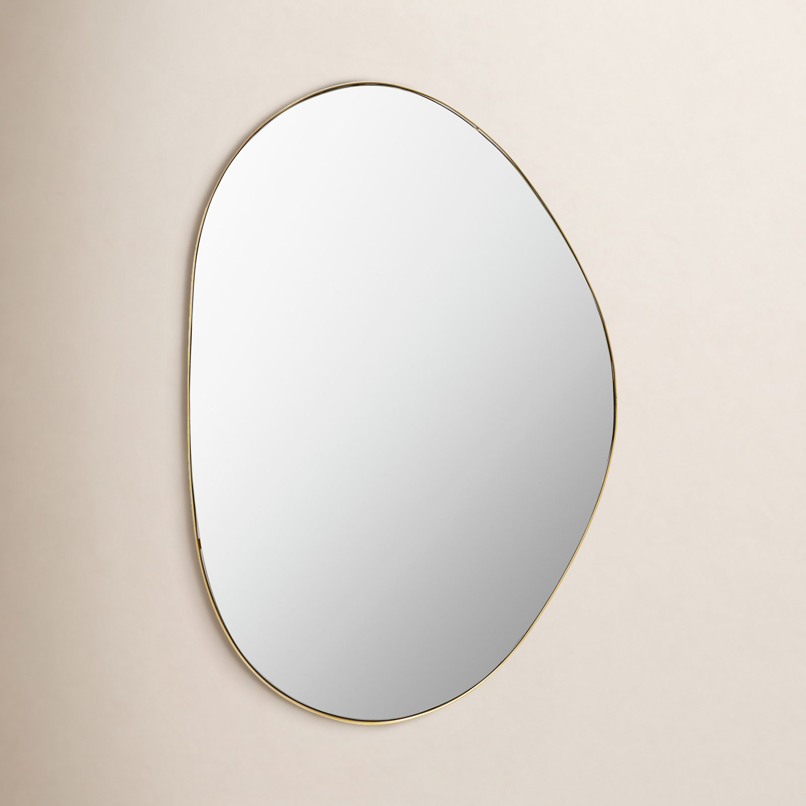 Kest Accent Mirror, 36" x 24", Gold