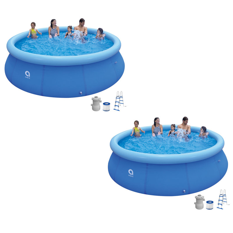 Piscine gonflable en plastique 3 pi x 12 pi
