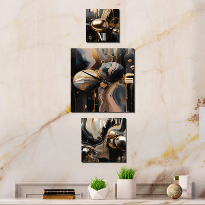 Iffath Metal Wall Clock