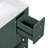 Rigden 36''Bathroom Vanity with Ceramic Top, One Cabinet and Three Drawers-652995242