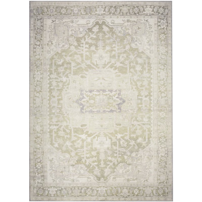 Henricks Machine Washable Vintage Area Rug