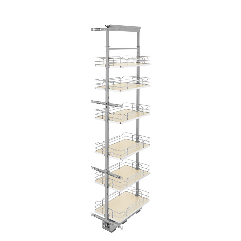 Système de garde-manger ajustable Rev-A-Shelf, H 73,63 po x l 14,54 po x P 21,72 po, Érable