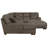Upholstered U-Shaped Sectional Right Hand Facing-87466778