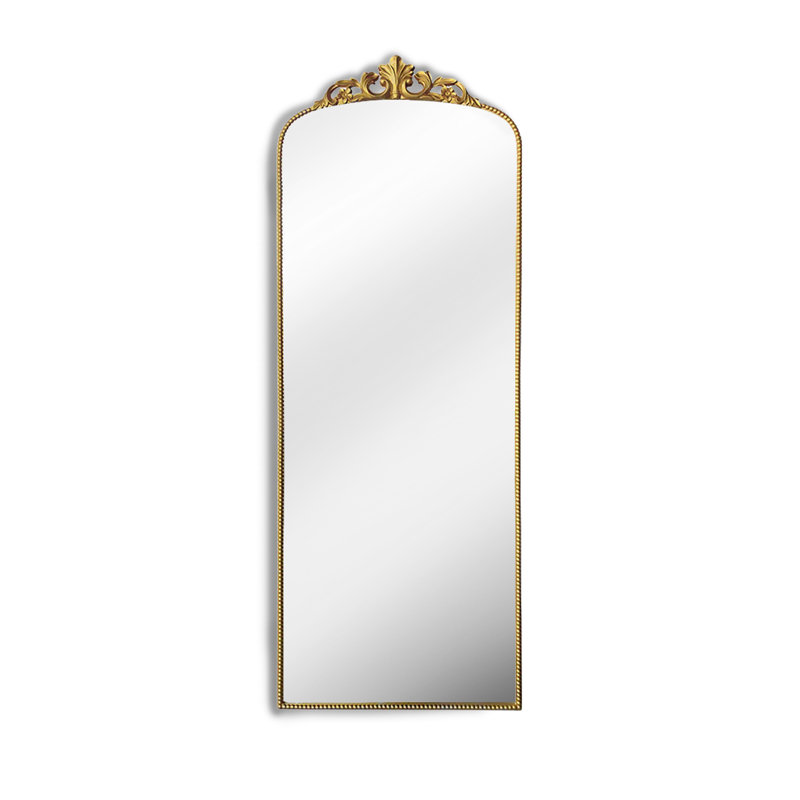 French-Style Engraved Large-Sized Wall-Mounted Full-Length Mirror