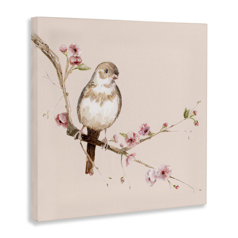 Sweetest Bird, toile par Lisa Wehmeyer, H 36 po x l 36 po