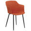 Rein 45cm H Polyester Blend Upholstered Metal Spindle Side Chair-346988958