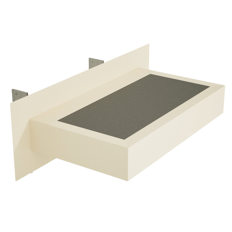 Banc de douche flottant Kit® avec support en béton Mesh Board® - le support de banc de douche Original ™ (12 x 84 po)