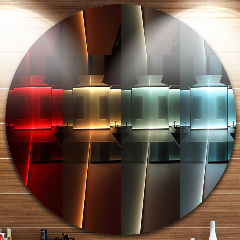 «Kitchen with LED Lighting», impression sur métal, H 23 po x l 23 po x P 1 po