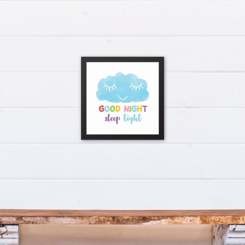 Art de toile serrée good night sleep Maag, H 12 po x l 12 po x P 1,25 po, Toile tendue