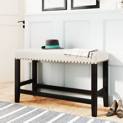 Banc en bois massif Huberte