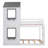 Ahman Kids Twin Over Twin Bunk Bed-1491652206
