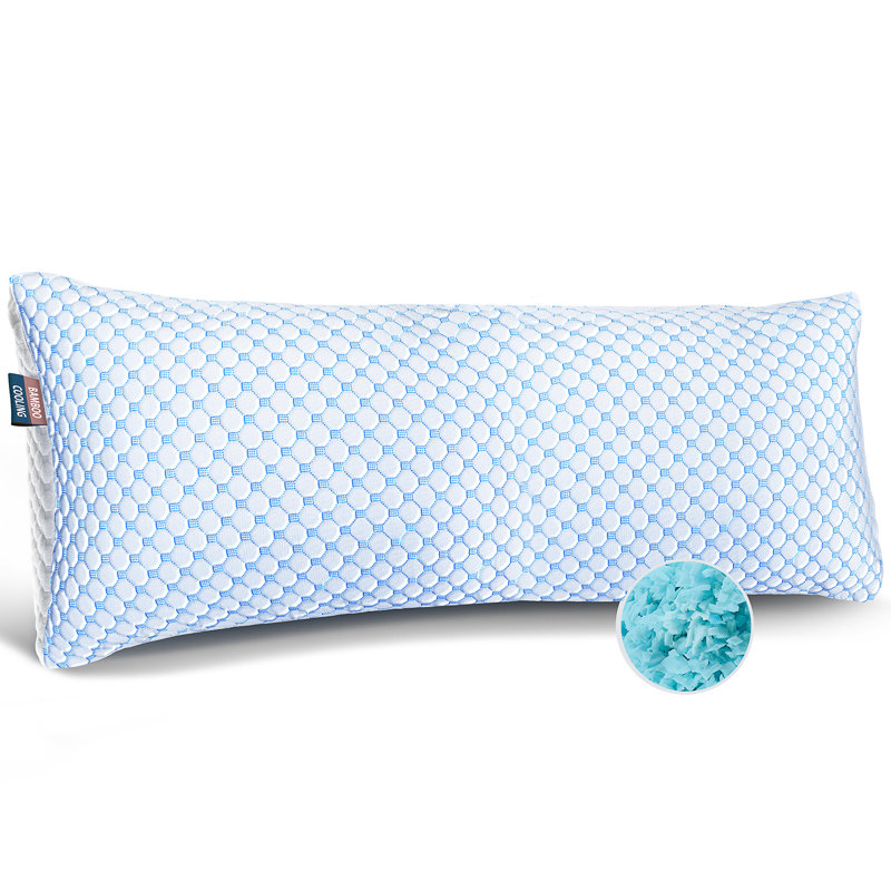 Oreiller moyen en mousse viscoélastique gélifiée Scarlett, Oreiller pour le corps, Ensemble de 1