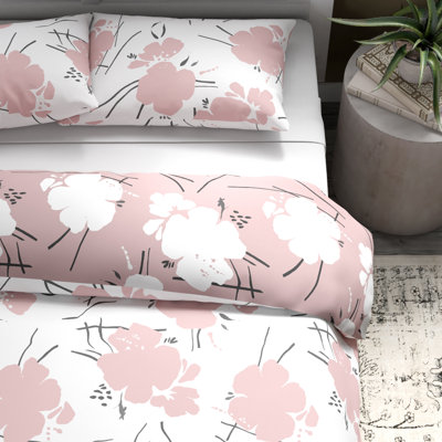 Carbonell Floral Duvet Cover Set with Pillowcases Included