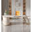 Light Luxury Creative Curved Sintered Stone Desk-623125551