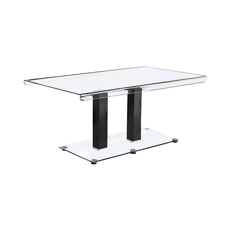 58.6" W Contemporary Dining Table,