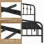 Metal Bed with Arched Headboard and Footboard-903604195-903604192