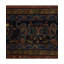 Hand-Knotted High-Quality Navy and Brown Area Rug