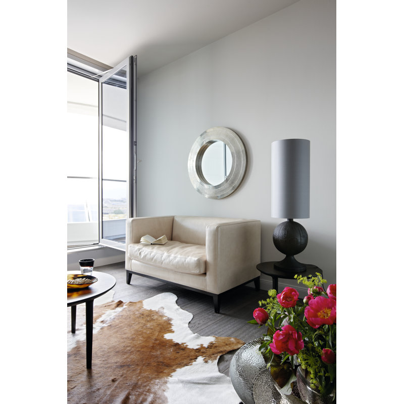 Metal Wall Mirror, 23 cm H x 23 cm W
