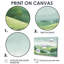 «Green Grey Pond Meadows In Tuscany II», ensemble de décorations murales de ferme-1125509118-1125509065