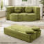 Canapé-lit 2 en 1 pliant en mousse avec coussin - sans assemblage-1697404609