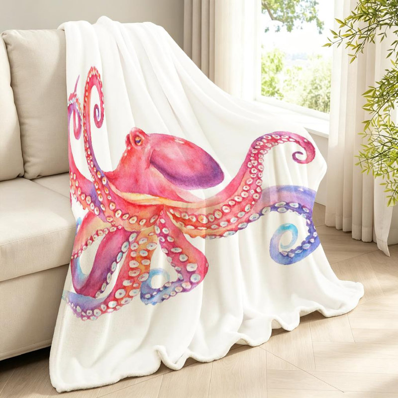 Jeté en molleton rose flanelle ultra douce, Throw 40" x 50"