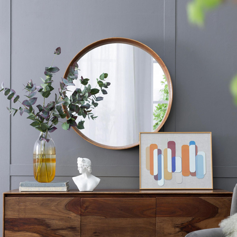 Miroir mural rond