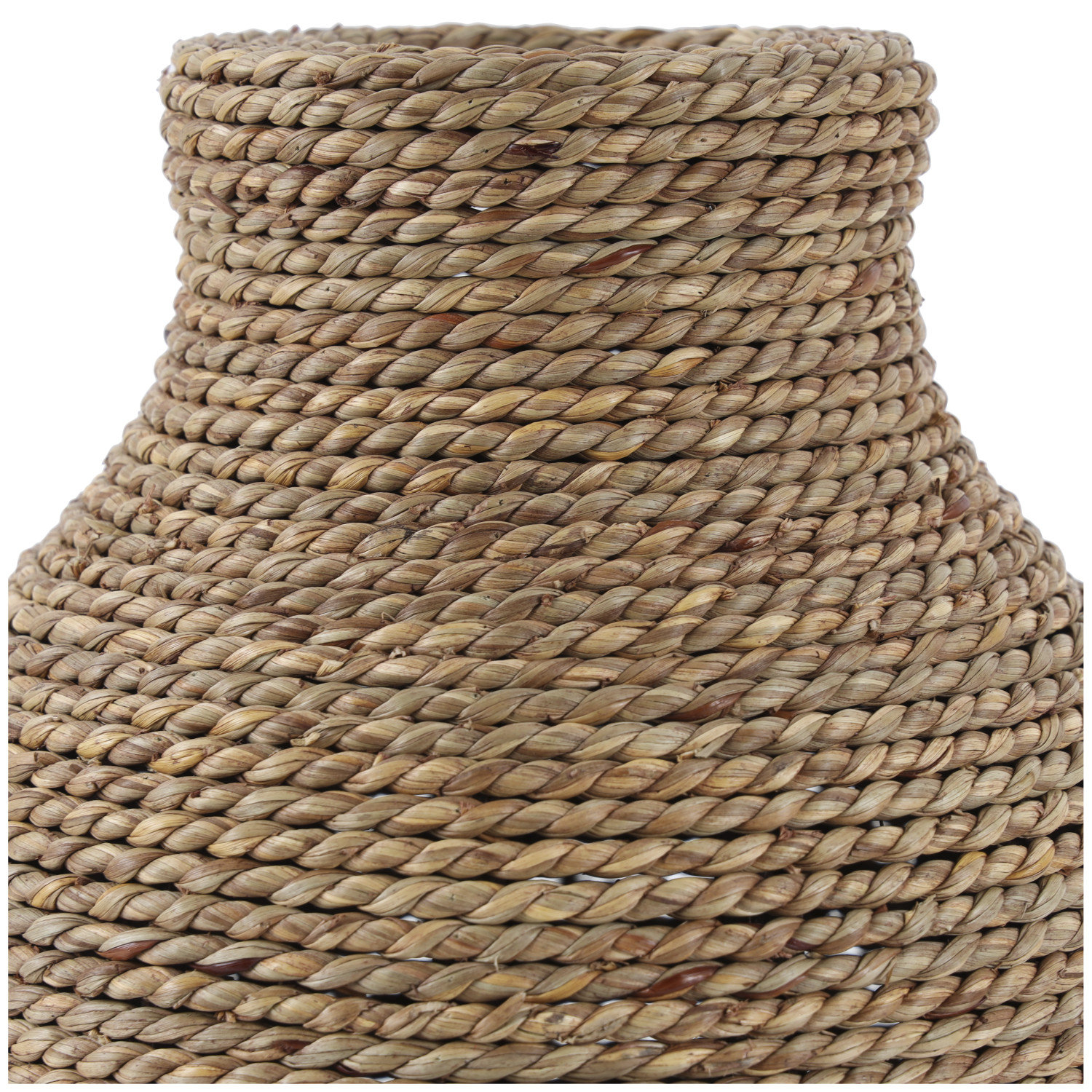 Fez Handmade Seagrass Table Vase, 15.85" H x 8.45" W x 8.4" D