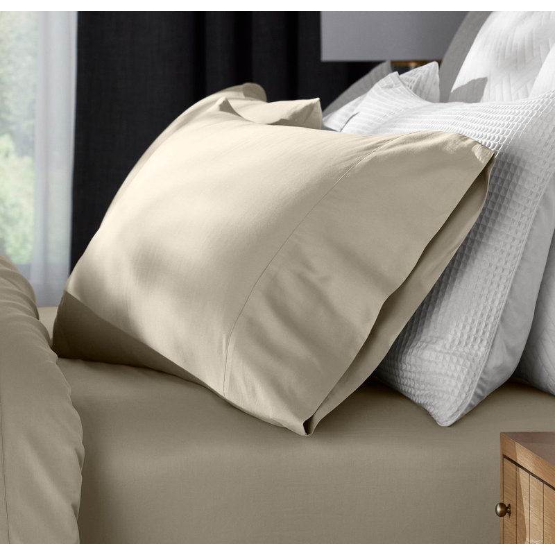 Signature Washed Pillowcase Set, Oak, Standard Pillowcase