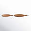 Rustic Serving Denmark 2 piece Acacia Wood Round Cutting Board Set