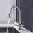 Topcraft Stainless Steel Single Handle Pull-Down Sprayer Kitchen Sink Faucet with 360° Swivel Spout-69763958