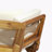 Modern Coastal Outdoor Acacia Wood Expandable Convertible Patio Sofa Bed Daybed with Cushions, Adjustable Armrests for Poolside, Porch-2038532337