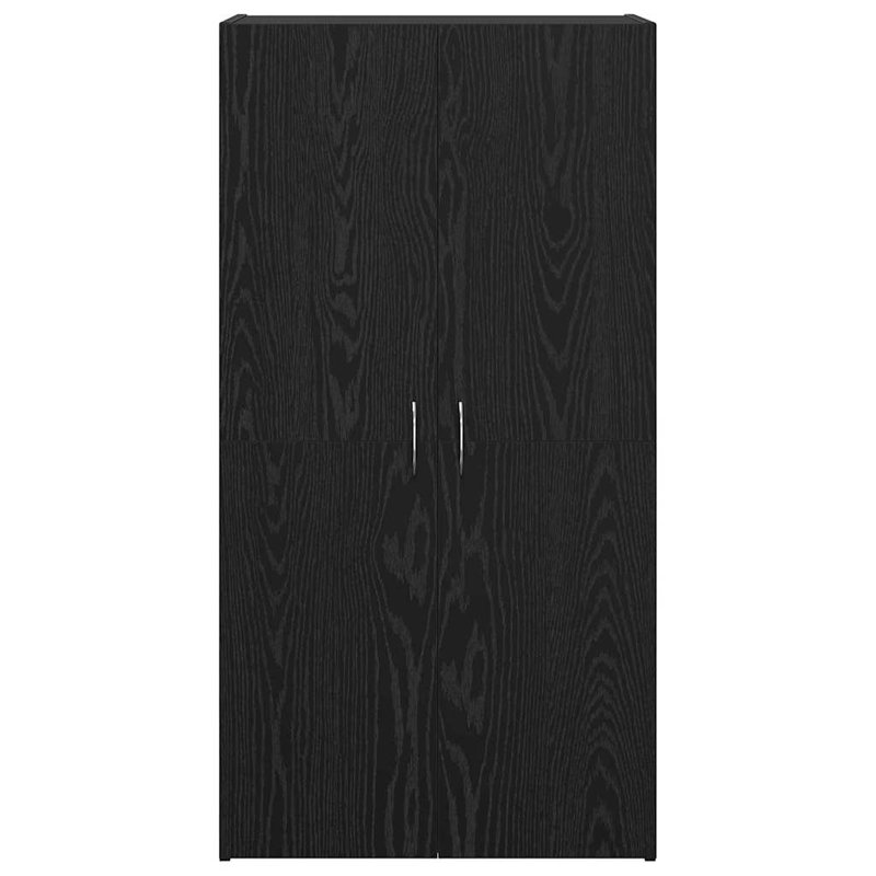 Storage Cabinet, Black Oak
