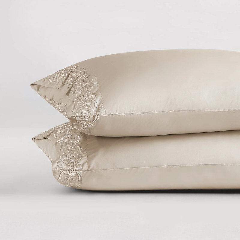 Ariane Pillowcase Set, King, White