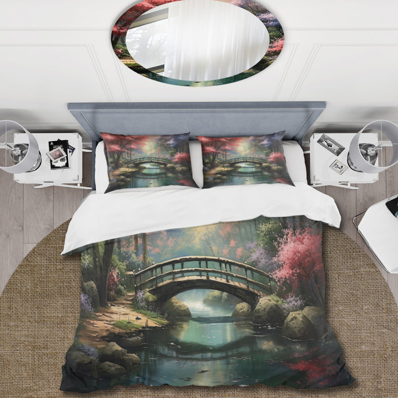 Ensemble de housse de couette en microfibre / polyester Japon Land Of The Samurai IV