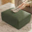 Pouf de compression de 31 po en velours côtelé rectangulaire avec repose-pieds et module modulaire pour canapé modulaire-129996507