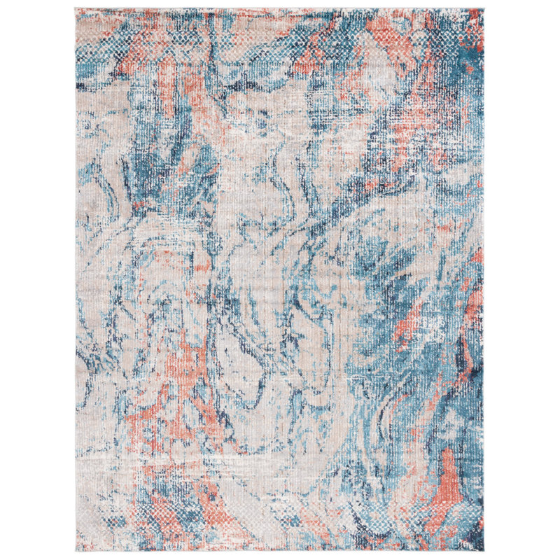 Tapis Madison Performance Abstract, Rectangle 8 pi x 10 pi