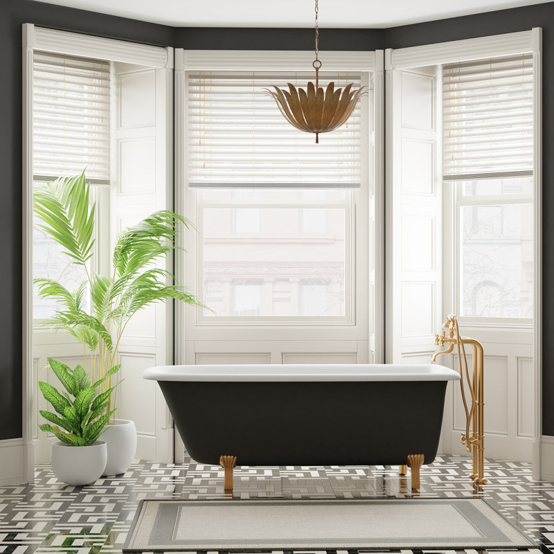 22" W x 18" H 1-Light Boho Pendant in Matte White with Handcrafted Natural Rattan
